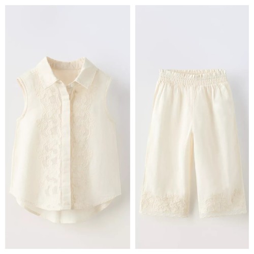 Zara kids embroidered shirt - shirt, &