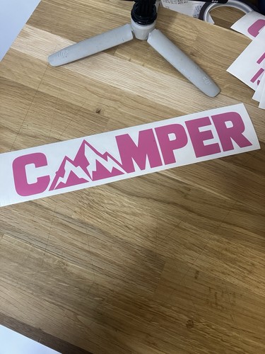 Camper cut vinyl - vinyl, sticker