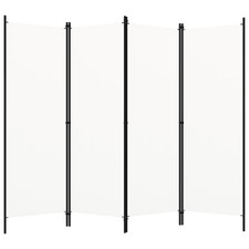 Room Divider 4-Panel White