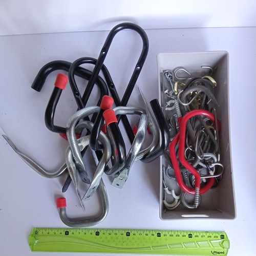 Garage house wall hooks s - garage, hooks,