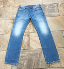 Mens Diesel LARKEE-RELAXED 0830Z Comfort Straight Fit Blue Denim Jeans - W33 L32