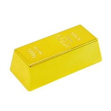 1Pc Fake Gold Bar Simulation Golden Brick Paperweight Novelty Gift Home Decor UK