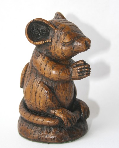 Church mouse praying - church, ornament