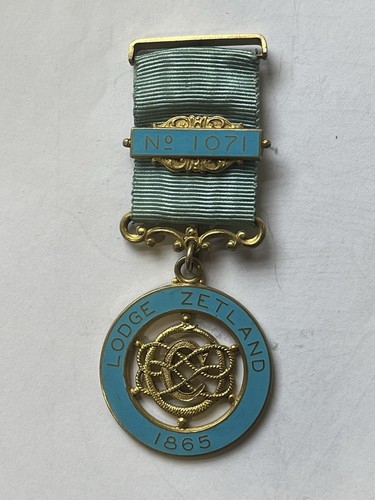 Fine enamel silver - silver, masonic