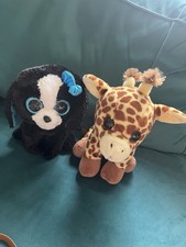Ty - 2 Soft Toys - Peaches