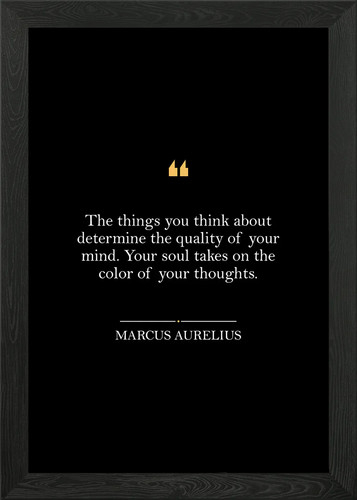 Marcus aurelius quote - aurelius, framed