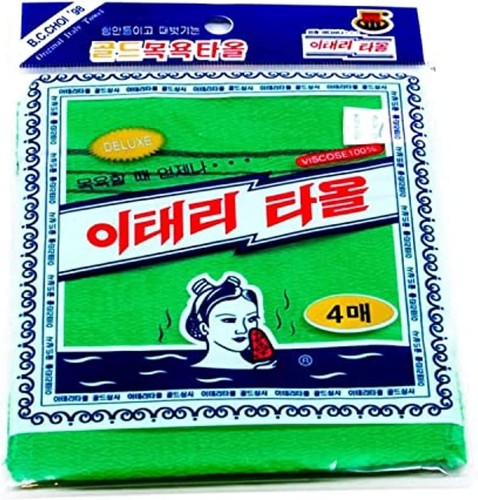 4pcs korean exfoliating bath - 4pcs,