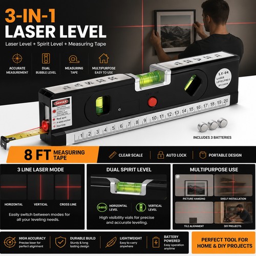 Laser spirit level - laser,