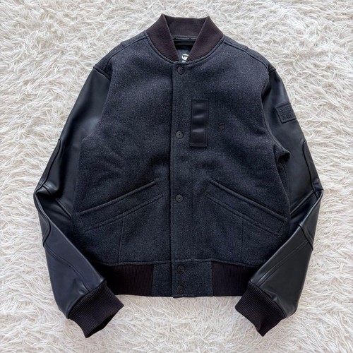 Star raw varsity jacket - raw,