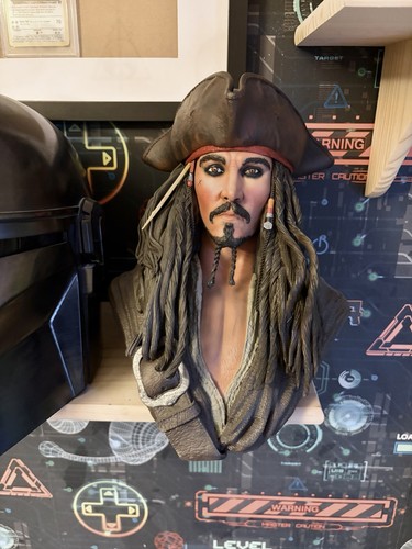 Jack sparrow printed bust - 3d,
