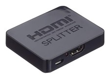 4K HDMI Splitter 1 in 2 Out, HDMI Splitter 1 to 2 Way for Dual Monitors, Full HD