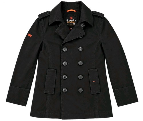 Superdry pea coat - coat, twill