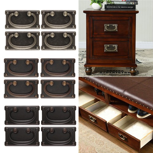 4pcs antique bronze drawer - bronze,