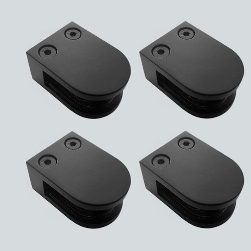 Black glass clamp - -, back