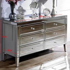 Valencia Mirrored Chester Drawer / Bedside / Wall Mirror