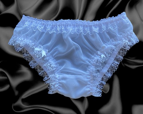 White sissy sheer nylon - sheer,