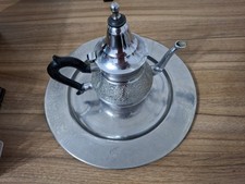 Moroccan Tea Pot  Silver