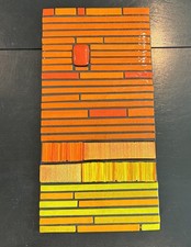 Artist Sign Fused Glass Wall