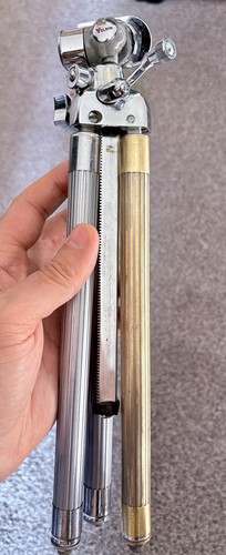 Velbon vintage chrome - chrome, tripod