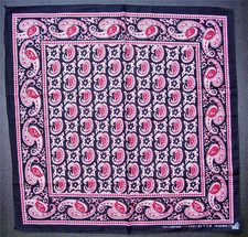 Cotton Paisley BANDANNA Unisex
