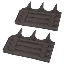 2 Pcs Outdoor Fence Decorative