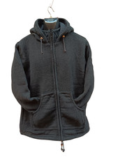 Chunky Knitted Thick Heavy Duty Hoodie Jacket Wool Woollen Jumper