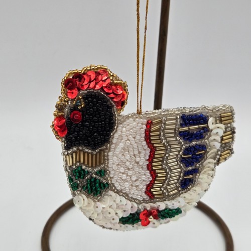 Vintage beaded christmas - vintage,
