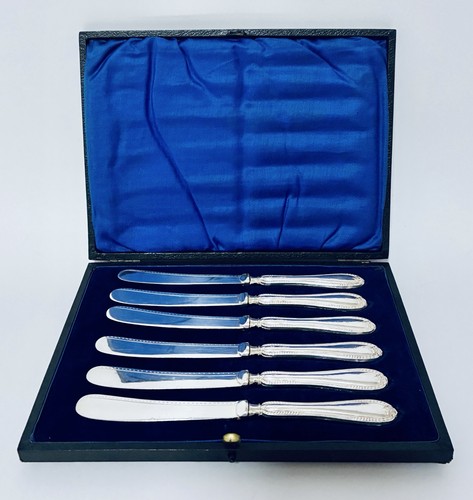 Set antique butter - 6, knives