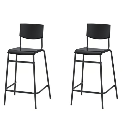 Black bar stool - x, set