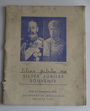 SILVER JUBILEE SOUVENIR BOOKLET KING GEORGE V 1935 CO-OPERATIVE CO-OP