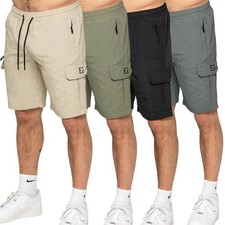 Enzo Mens Cargo Shorts