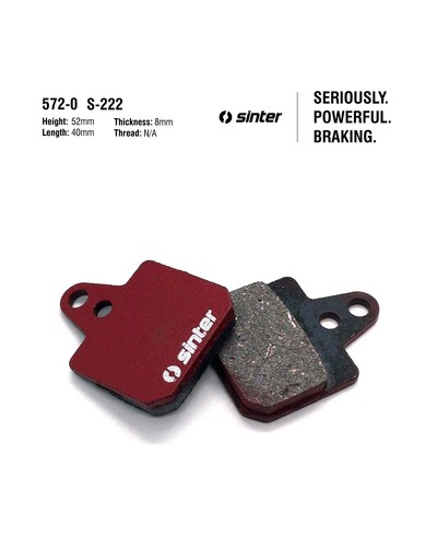 Sinter kart brake pads 222 - kart,