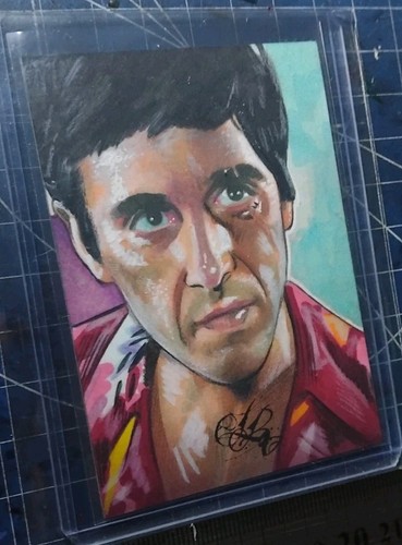 Scarface sketch card luke - card,