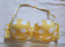 FLOOZIE SIZE  34C   VINTAGE SPOT PRINT BIKINI TOP GREAT CONDITION, PRE LOVED