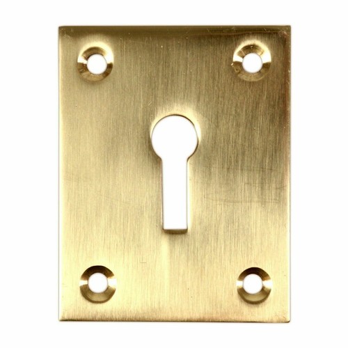 Rectangular keyhole escutcheon - rectangular,