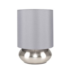 2x Touch Table Lamps Grey