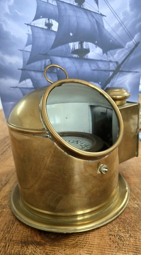 Brass ship compass - ship’s,