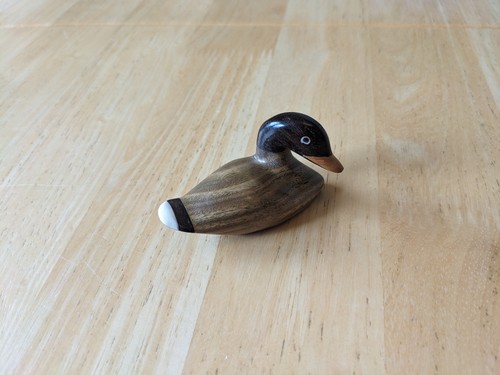 Small wooden duck - wooden,
