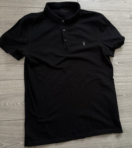 All saints black polo - all,