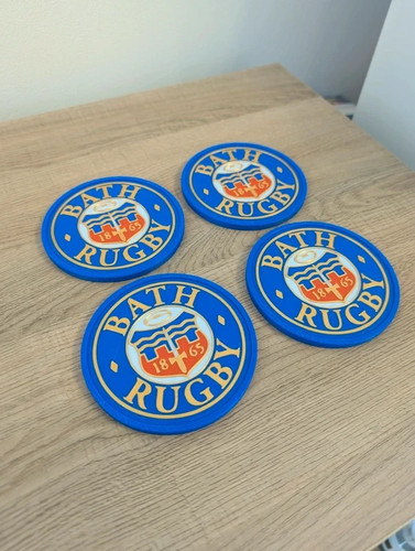 Bath rugby coaster set - rugby, of