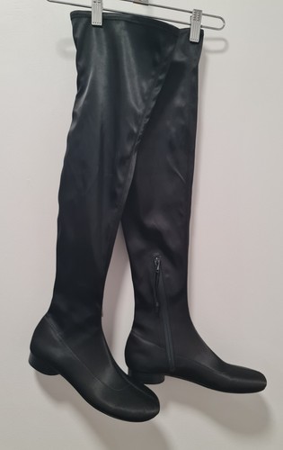 Zara black satin - over, the