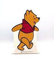 Rare Vintage Winnie The Pooh Bookend 1981 Disney Plastic 80s Collectable Decor