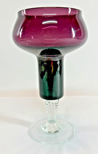 Vtg empoli amethyst glass - amethyst,