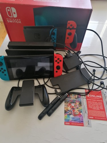 Nintendo switch blue red - &,