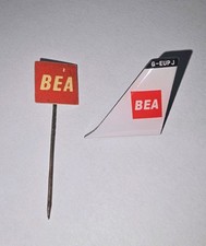 BEA AIRLINES Vintage Pin Badge