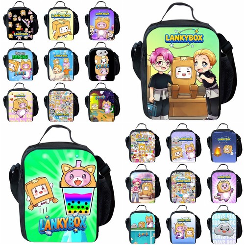 Cartoon lankybox lunch bag - uk,