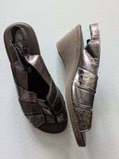 Jessica by Pavers Bronze/Gold Wedge Sandals UK Size 6 (39)