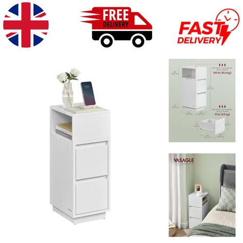 Stylish narrow bedside table - narrow,