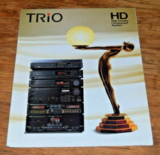 1980s TRIO HIFI BROCHURE TRIO