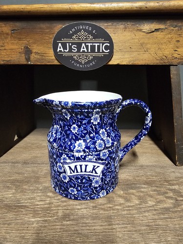 Burleigh calico milk pint - burleigh, jug